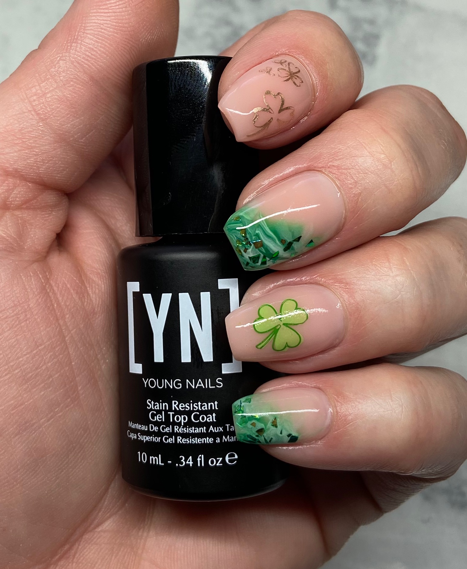 St. Patrick's Day Nail Design - Jenae's Nails