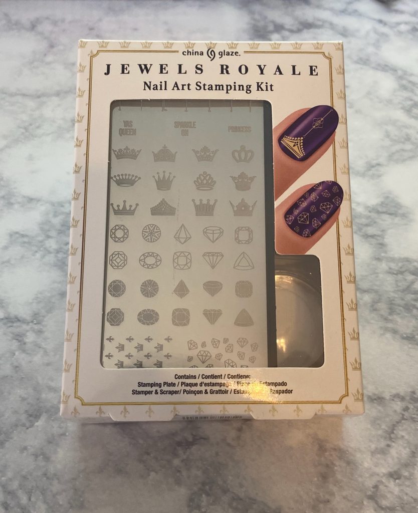 China Glaze Jewels Royale Stamping Plate Review 2