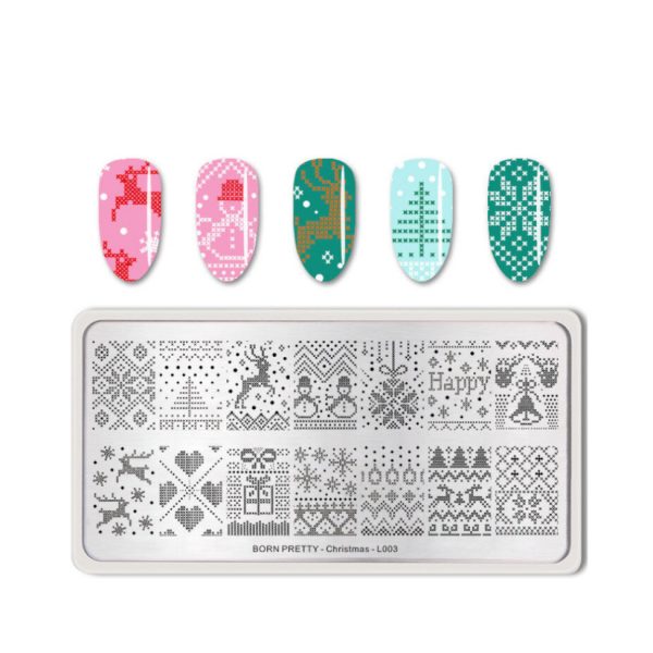Born-Pretty-Stamping-Plate-Christmas-L003