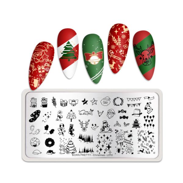 Born-Pretty-Stamping-Plate-Christmas-L010