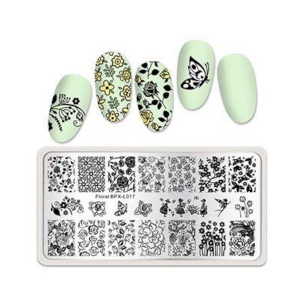 Born-Pretty-Stamping-Plate-FLoral-BPX-L017