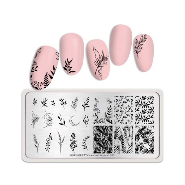 Born-Pretty-Stamping-Plate-Natural-World-L003